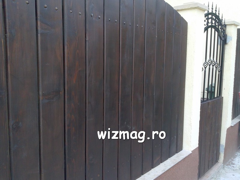 garduri din lemn cu lamele verticale 17