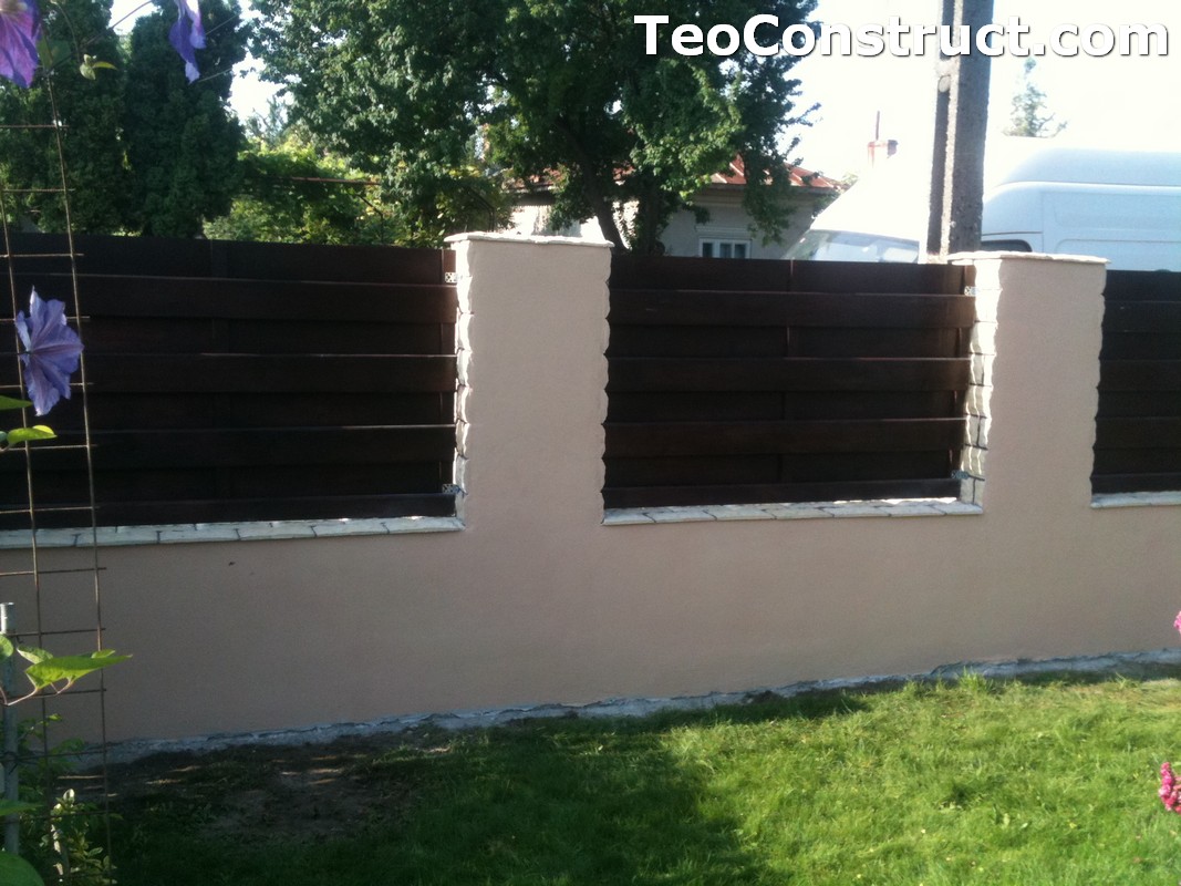 Garduri din lemn modele buzau foisoare din lemn garduri for Modele de garduri pentru case